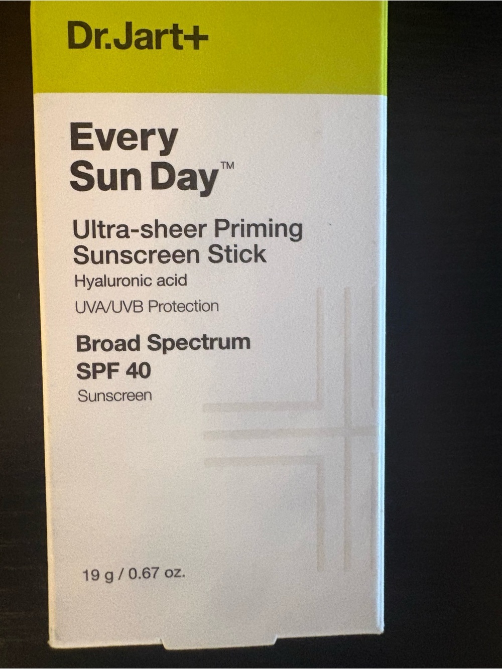 Dr. Jart+ Every Sun Day SPF 40 Ultra-Sheer Priming Sunscreen Stick